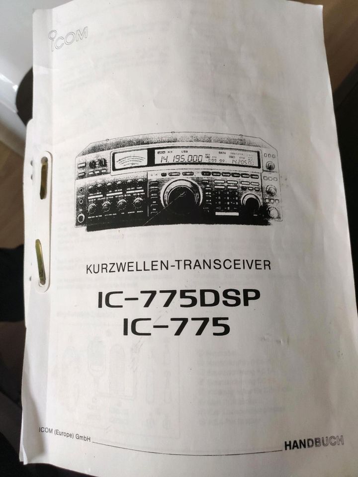 Kopie Bedienungsanleitung ICOM IC-775 in Fürth