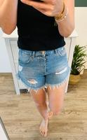 Zara Jeansshorts, Shorts, 36, hellblau Niedersachsen - Ganderkesee Vorschau