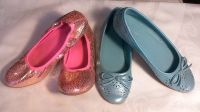 Mädchen Ballerina Schuhe Gr.33 pink mint Glanz Schimmer Lochmuste Bayern - Hofkirchen Vorschau