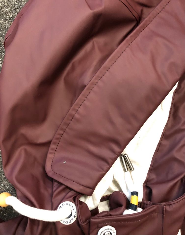 B-Ware Schmuddelwedda Herren Anorak / Regenjacke Gr. S bordeaux in Barsbüttel