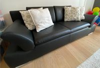 Sofa/ Couch 2-3 Sitzer mit Schlaffunktion - ECHTLEDER München - Bogenhausen Vorschau