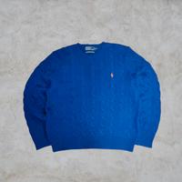 Ralph lauren Cable Knit Vintage Sweater Blau | Größe: L Berlin - Treptow Vorschau