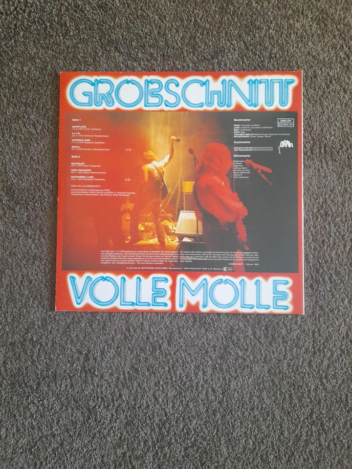 GROBSCHNITT - Volle Molle ( live) Vinyl in Celle