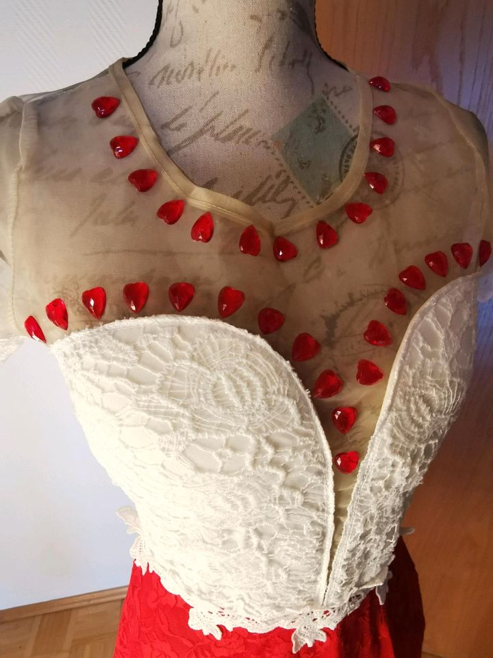 Karneval Fasching Kostüm Valentinstag Kleid Gr. M in Bielefeld