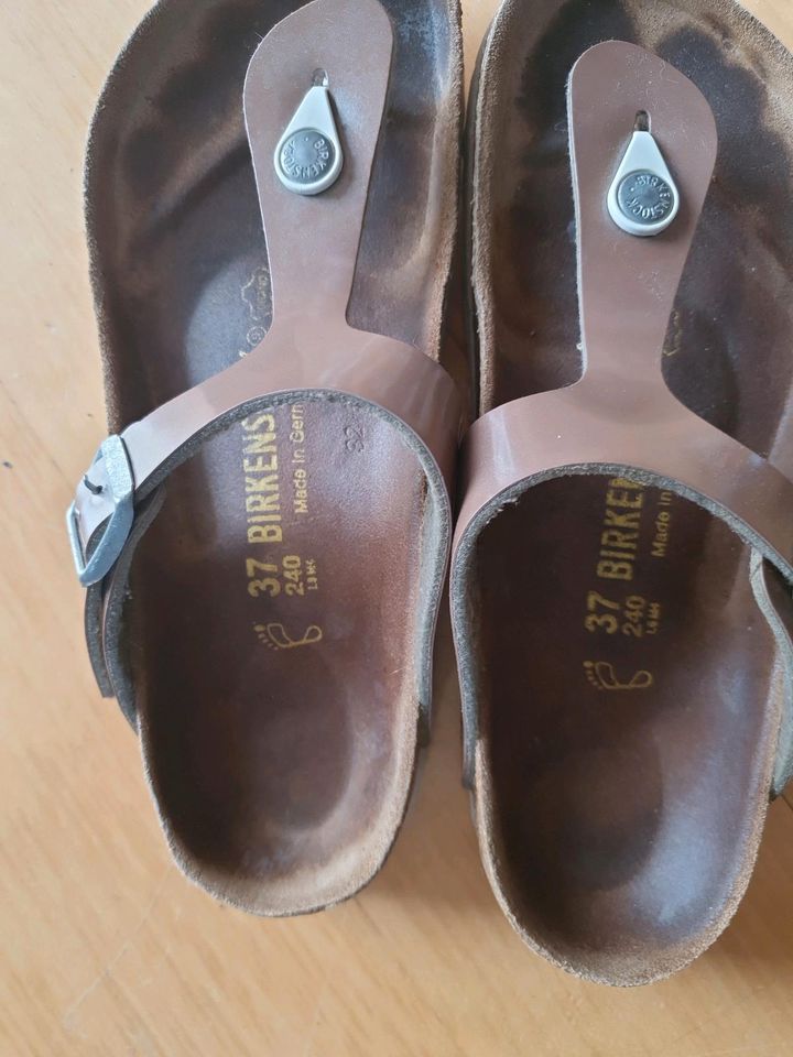 BIRKENSTOCK GIZEH DAMEN SANDALEN NP.95 GR 37 TOP! in Wolfsburg