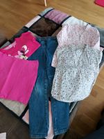 Set Jeans T-Shirt langarm Bluse 122 Topolino 5 Teile Bayern - Neufahrn Vorschau