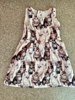 wie neu H&M Kleid Kleidchen Katze Katzen  Gr. 110/116 Bayern - Lindau Vorschau