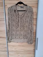 Bluse beige schwarz Leo-Look Damen Yessica 42 Bayern - Oberbergkirchen Vorschau