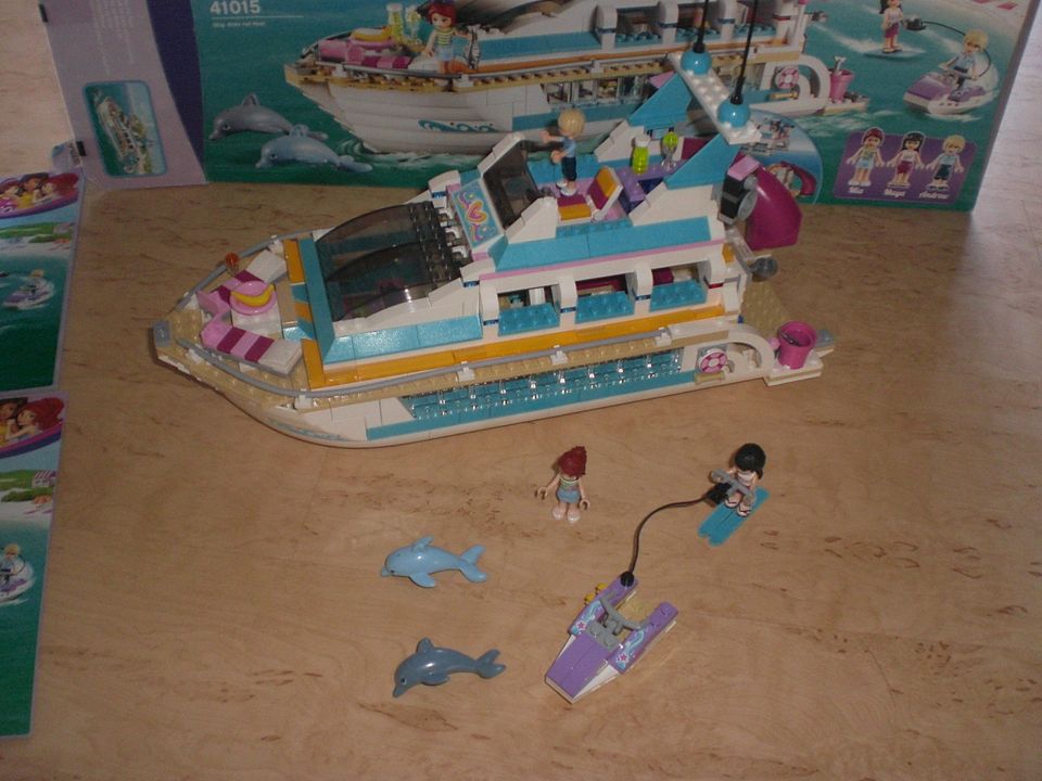 ღ♥ Lego Friends Yacht Dolphin Cruiser 41015 OVP + Anleitungen ♥ღ in Lübben