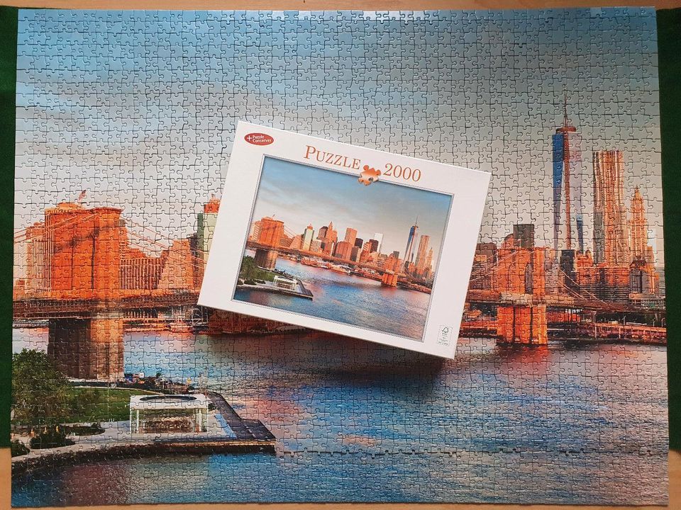 Blatz Puzzle 2000 Teile Skyline New York Stadt Szenerie in Euskirchen