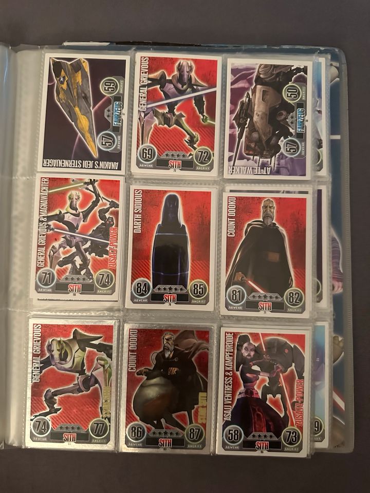 Star Wars Force Attax Karten (230+ Karten) in Markt Schwaben