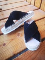 Espadrilles Pantoletten in schwarz Bayern - Rosenheim Vorschau