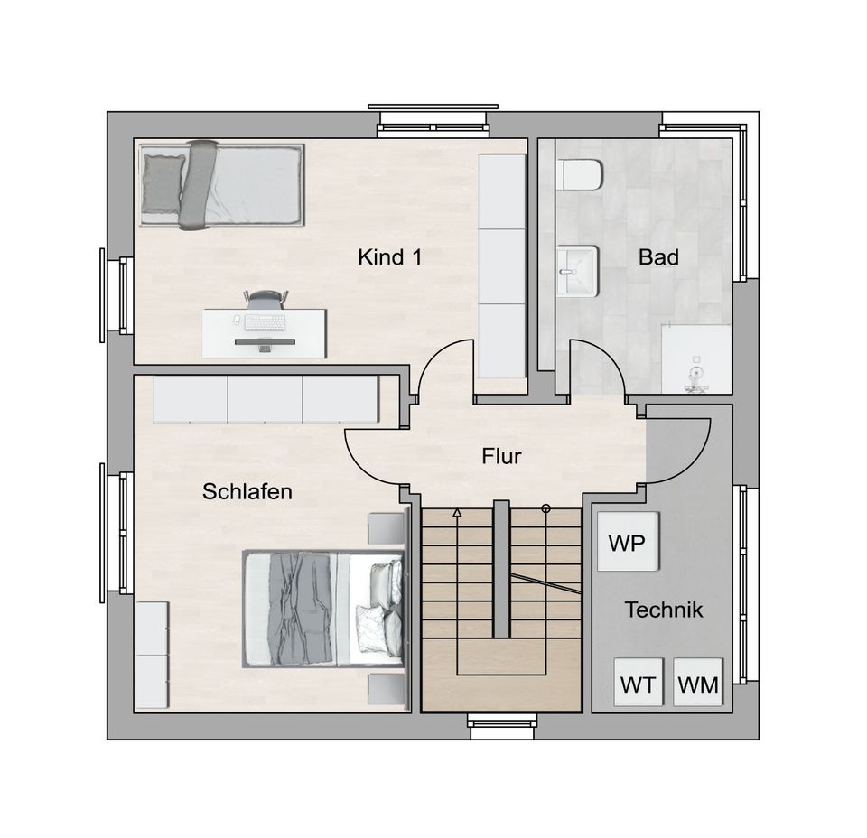 Bezugsfertiges Neubau-Einfamilienhaus in Hamm-Berge in Hamm