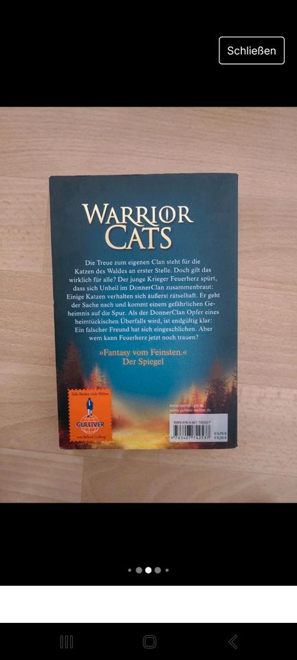 Warrior Cats Staffel 1 Buch 1 bis 6 in Schwerin