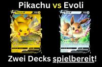 Zwei spielbereite Pokemon Decks - Pikachu und Evoli Nordrhein-Westfalen - Hürth Vorschau