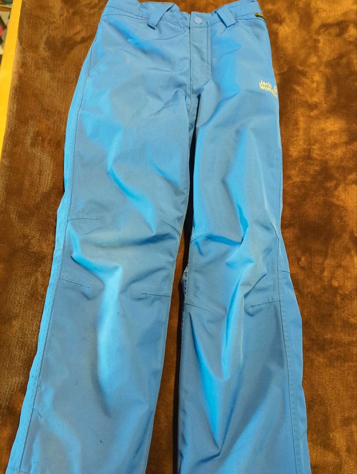 Schneehose Jack Wolfskin 128 blau in Penzing