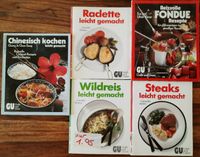 5GU-Kochbücher (Raclette,Steaks,Fondue,Wildreis,Saucen) Bayern - Bad Endorf Vorschau