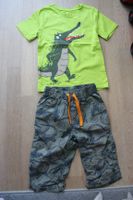 Set T-Shirt und kurze Hose Gr. 110 116 Bayern - Poing Vorschau