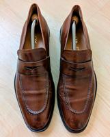Geox Penny-Loafer Slipper Leder Ledersohle - Gr. 42 Stuttgart - Stuttgart-West Vorschau