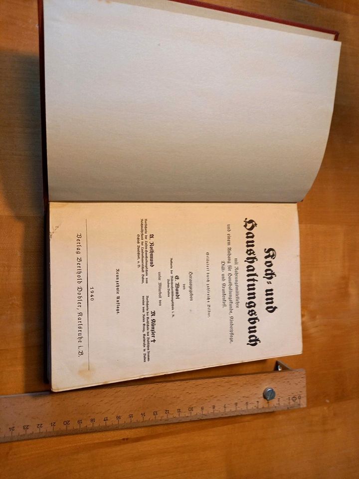 Kochbuch, antiquarisch in Hohenthann