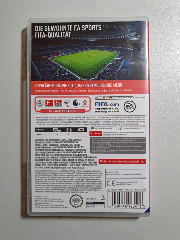 FIFA 2020 Legacy Edition für Nintendo Switch in Recklinghausen