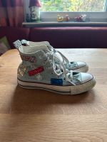 Converce Chucks Sneaker hellblau Glitzer 36 LILI36 Hessen - Mörlenbach Vorschau