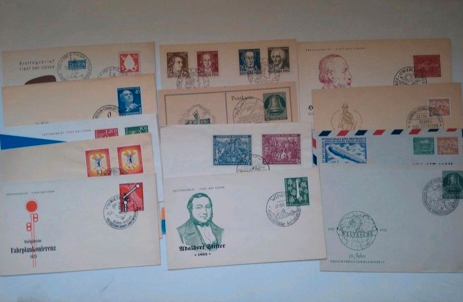 !! DEUTSCHLAND gemischt tolle Belege FDC Sammlung in Berlin