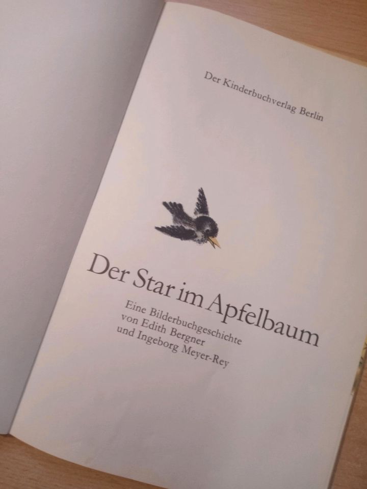 Der Star im Apfelbaum, Edith Bergner,altes Kinderbuch in Gunzenhausen