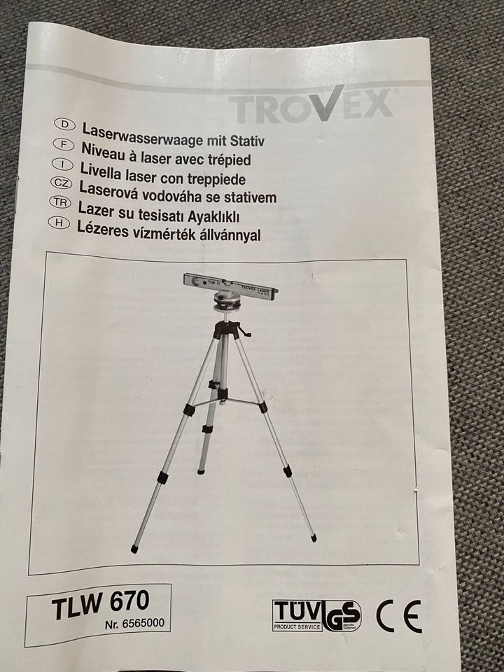 Laser Wasserwaage TLW 670 neuwertig in Penzing