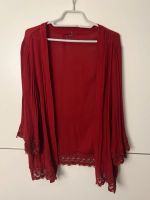 Shirtjacke Kimono offen rot Nordrhein-Westfalen - Warendorf Vorschau