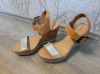 Sandalen Pumps Keilabsatz riemenschuhe riemchenecht Leder leather Baden-Württemberg - Heddesheim Vorschau