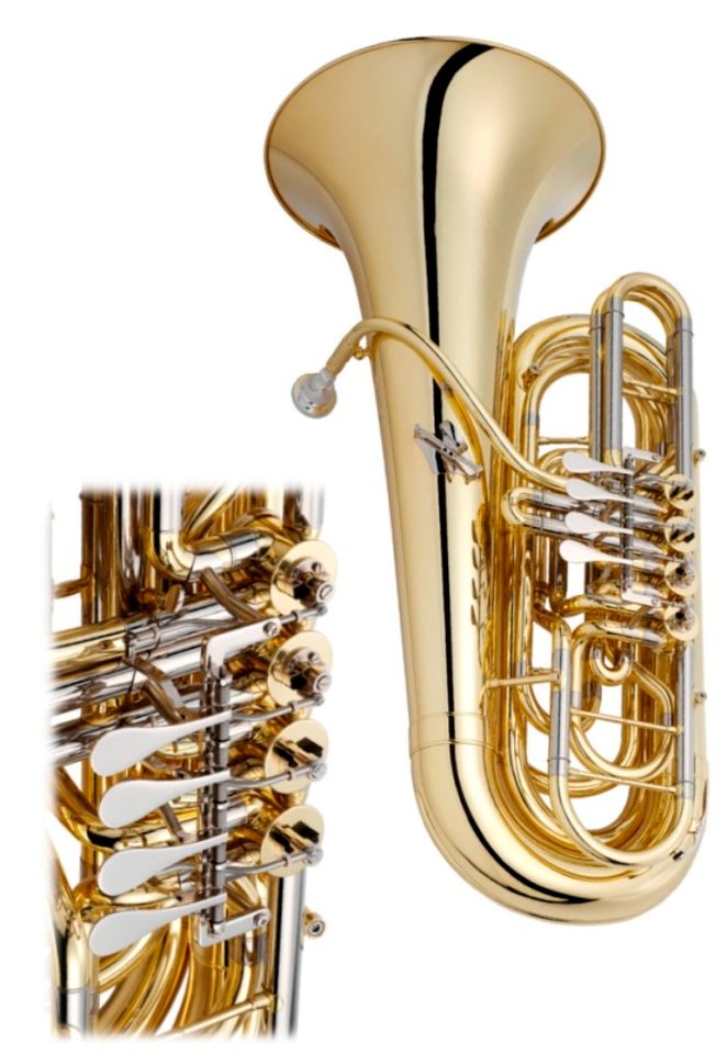 Jupiter JTU 1140 Tuba in BBb. 4 Zylinderdrehventile %%% NEU %%% in Hagenburg