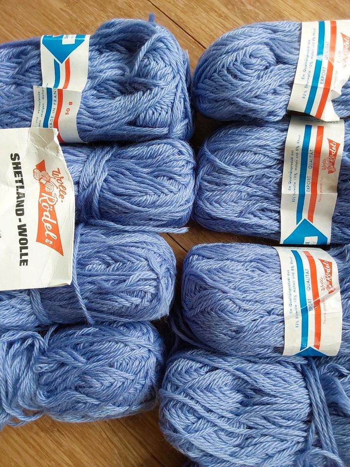 450g und 500g Wolle shetland Wolle 82% Wolle 10% Mohair in Jettingen-Scheppach