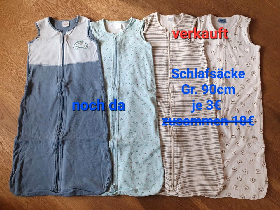 Schlafsäcke, Gr. 90cm, Sommer & Winter in Eichenau