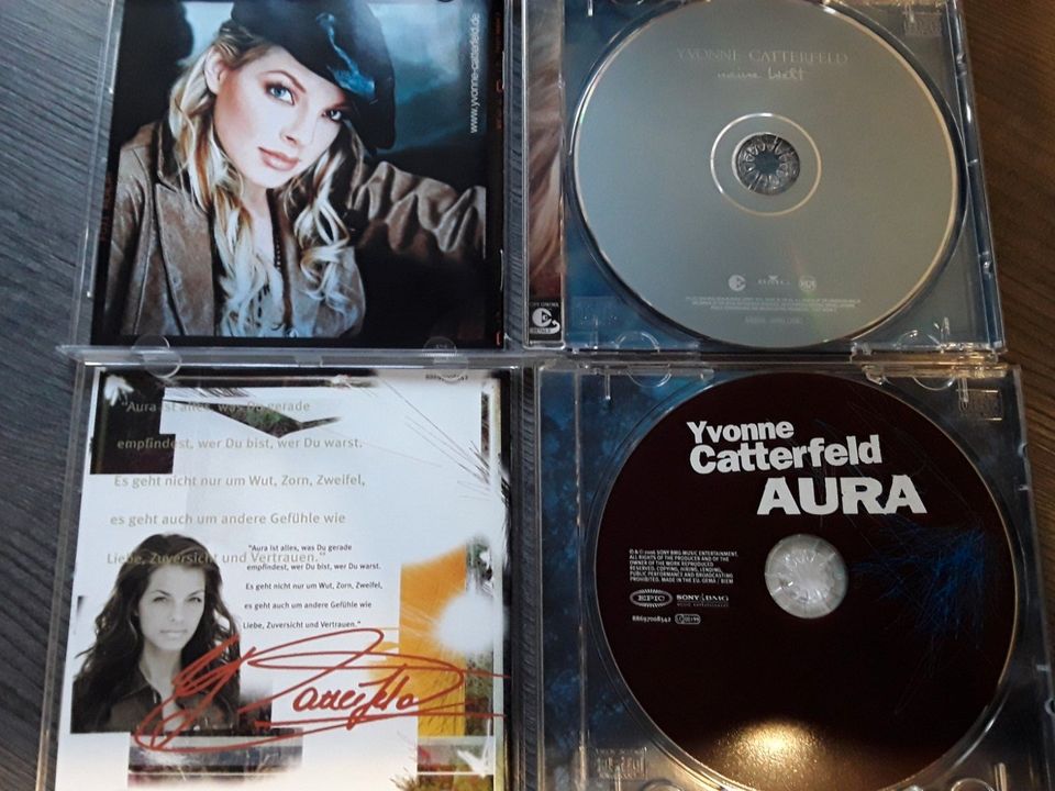 YVONNE CATTERFELD CD'S ~AURA & MEINE WELT ~ZUSAMMEN 1,50 % in Weyhe