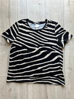 H&M T-SHIRT ZEBRAMUSTER BEIGE-SCHWARZ S Bayern - Marktredwitz Vorschau