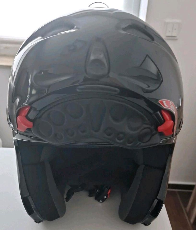 Damen Motorradhelm,Helm,Klapphelm Nolan Gr.S mit smart lift in Neukirchen-Vluyn