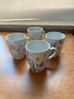 4 Tassen mit Blumenmuster Hessen - Hadamar Vorschau