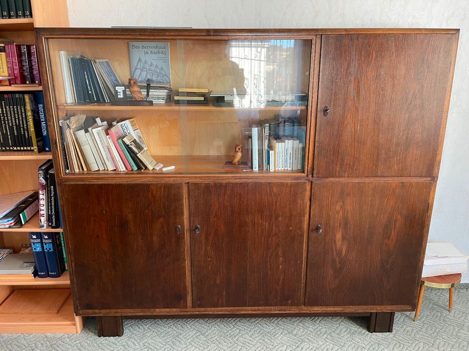 Schrank, Bücherschrank, Buffet, 1950er Jahre in Weischlitz