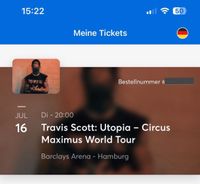 Travis Scott Ticket Hamburg Schleswig-Holstein - Kaltenkirchen Vorschau