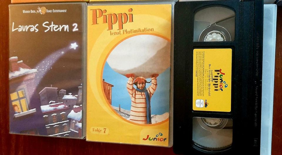 13 Stück VHS Videokassetten für Kinder in Wolfen