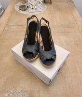 5th AVENUE Wedges Sandalen Damen Vollleder 38 ISL 24cm Nordfriesland - Husum Vorschau