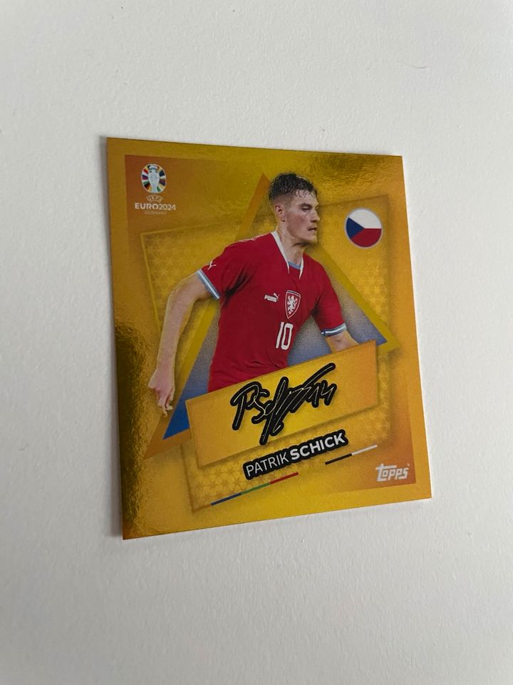 Patrik Schick EM 2024 Topps Sticker in Saarbrücken