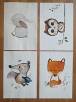 Set Bilder Poster Waldtiere Fuchs Kinderzimmer Baby Etsy Niedersachsen - Lehrte Vorschau