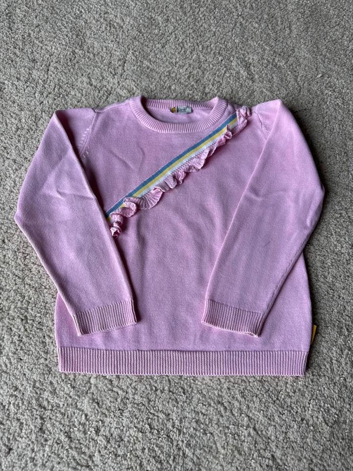 Rosa *Steiff* Pullover in Größe 104 mit blau gelben Streifen in Müden