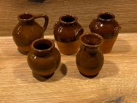 Mini-Vasen und Krüge, Keramik braun Ludwigslust - Landkreis - Neu Gülze Vorschau