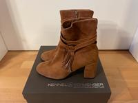 Kennel & Schmenger Stiefeletten Stiefel Absatz Braun Cognac 39 München - Hadern Vorschau