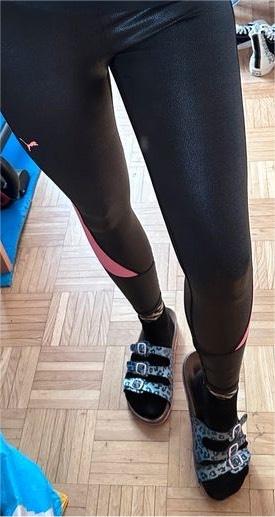 Puma leggings schwarz rosa deals