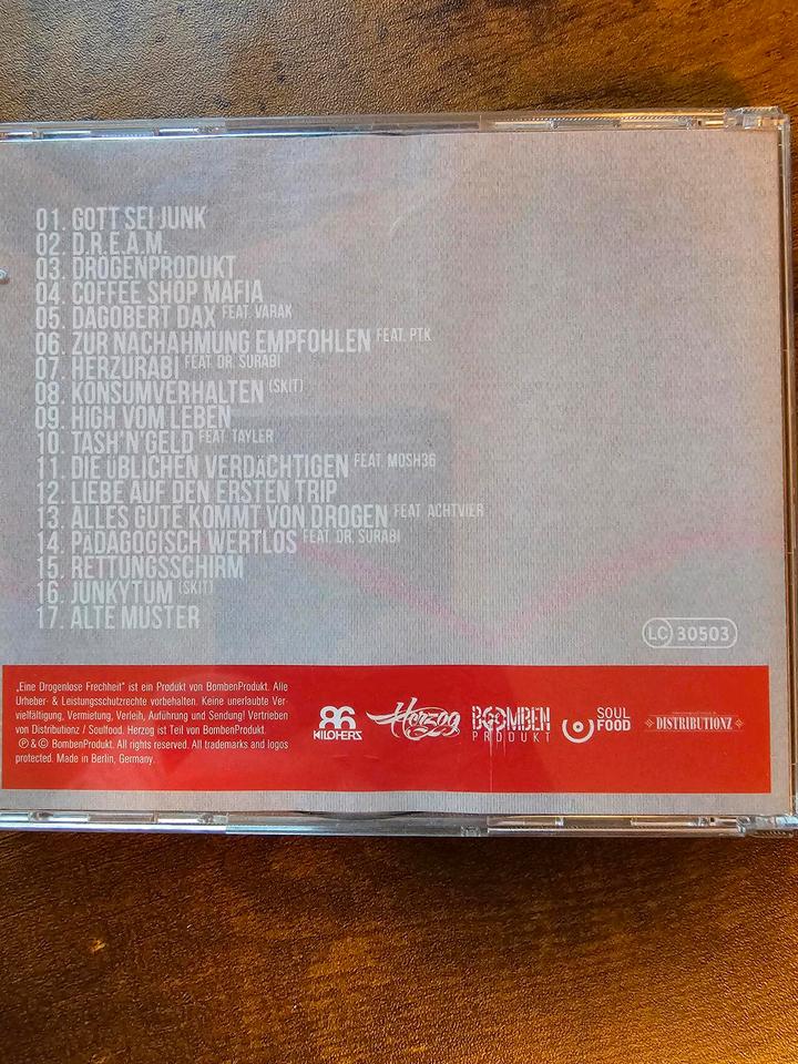 Herzog Drogenlose Frechheit Junky Edition Deutschrap CD Album in Berlin