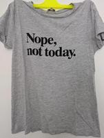 T-Shirts grau Nope Not today Hessen - Reichelsheim (Wetterau) Vorschau